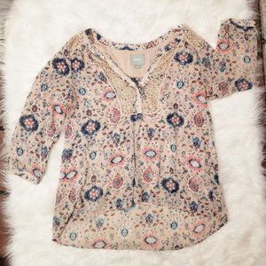 MAEVE Floral Print Blouse (W1-74)